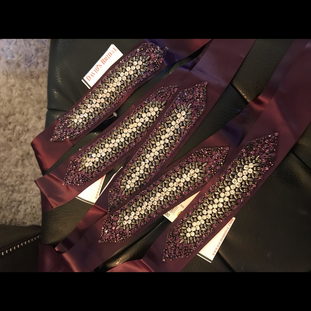 Deep Purple Sashes
